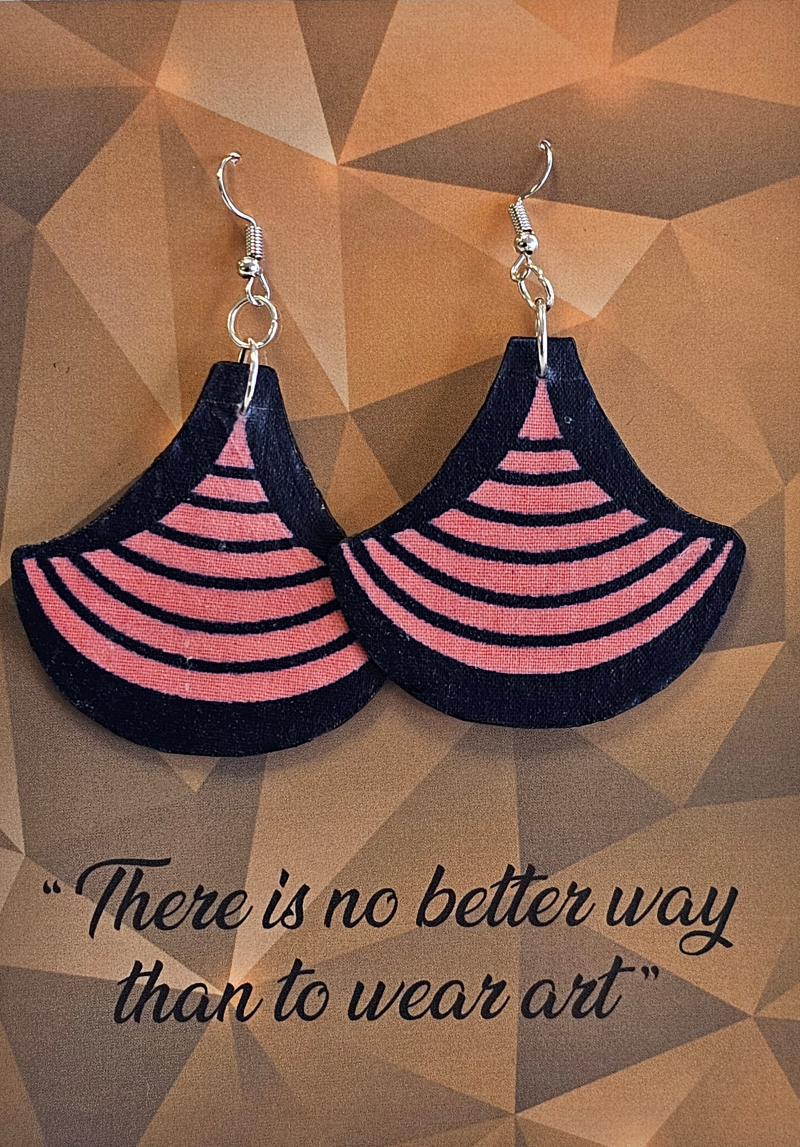 Black Pink earrings - Evita Tjon A Ten