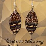Brown love earrings - Evita Tjon A Ten