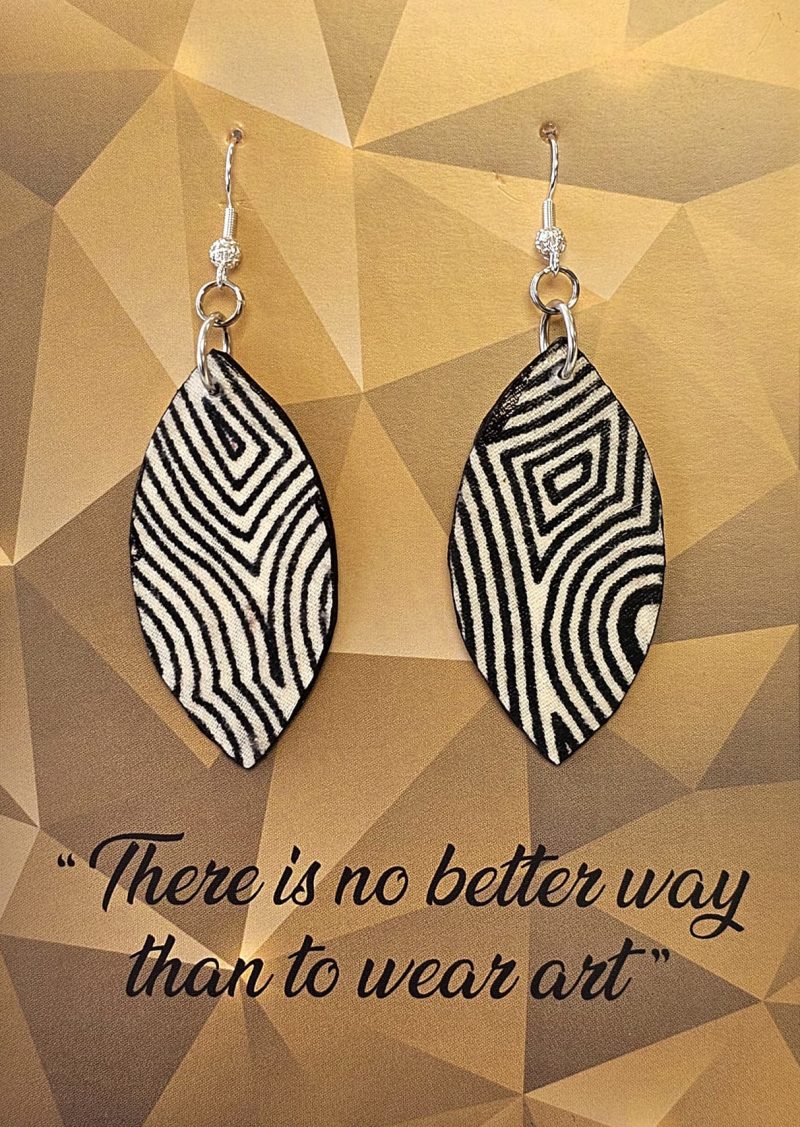 Zebra earrings - Evita Tjon A Ten