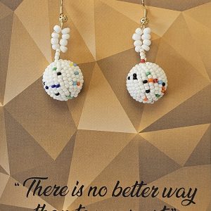 Loving white beads Evita Tjon A Ten