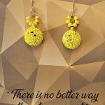 Bright Yellow beads Evita Tjon A Ten