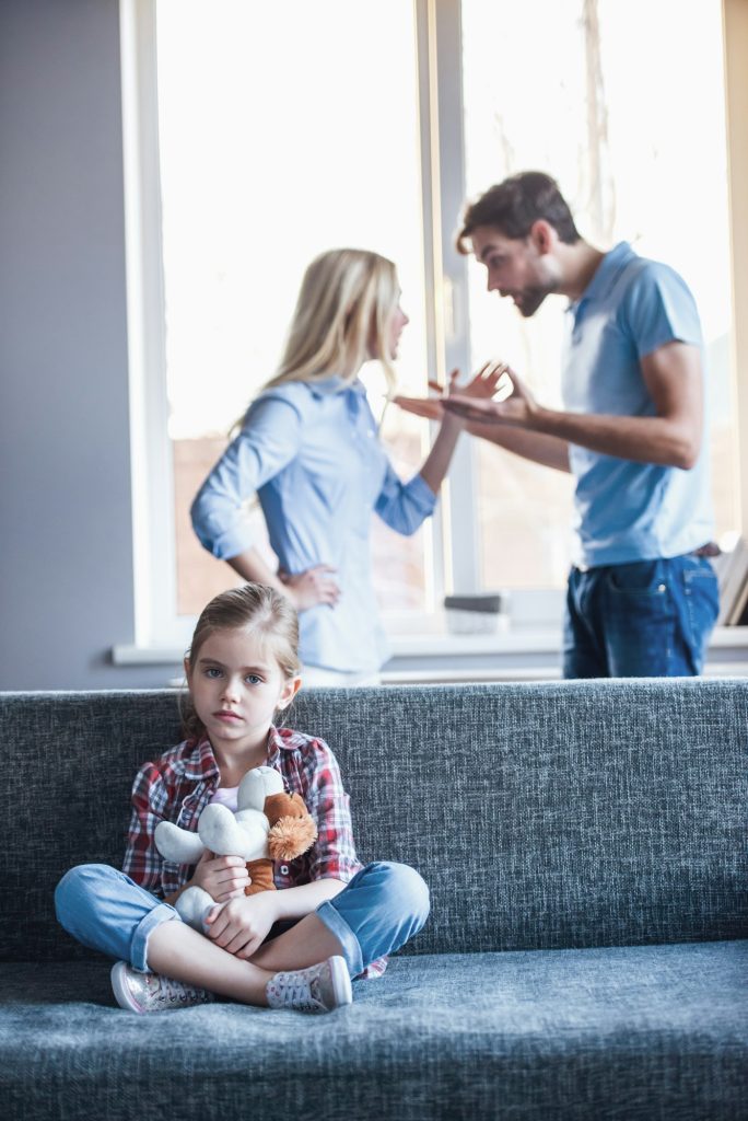 Family having a quarrel