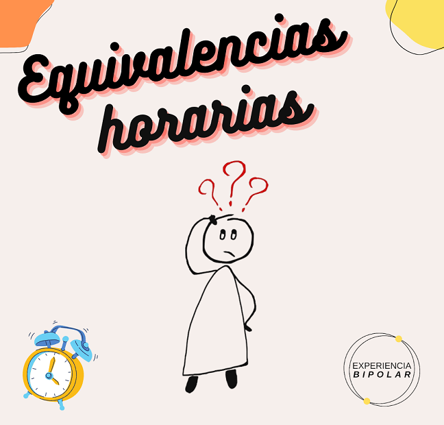 Equivalencias horarias AEB