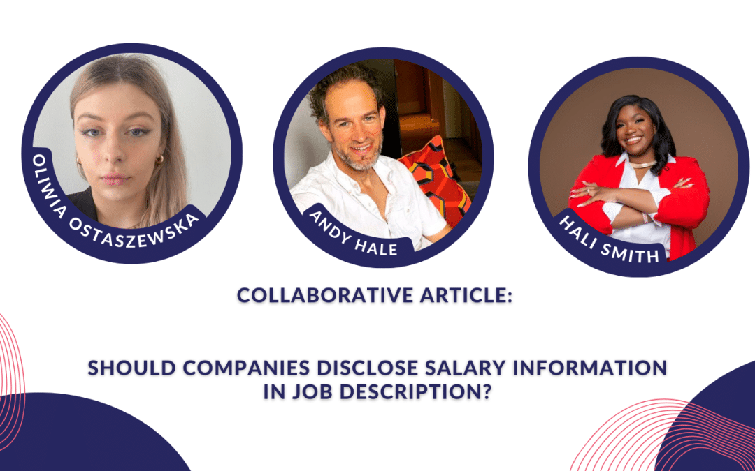 Collaborative article: Should companies disclose salary information in job description?