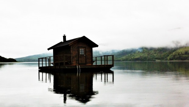 Floating Sauna on Lake Åresjön (eng)