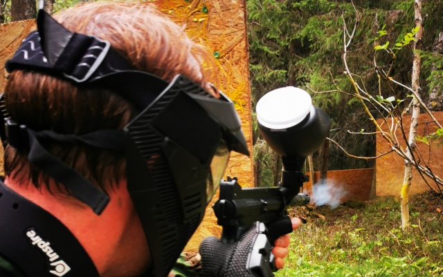 Spela paintball i Åre