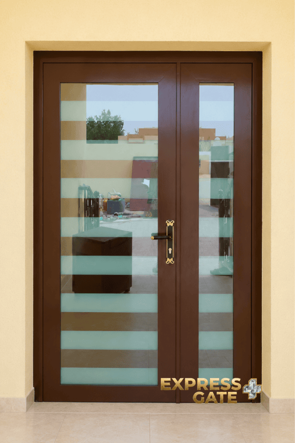 Custom made Cast Aluminium Villa door installed in Dubai Abu Dhabi villa