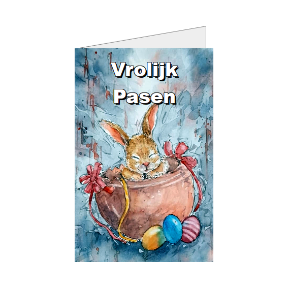 Paashaas – Vrolijk Pasen - Standaard
