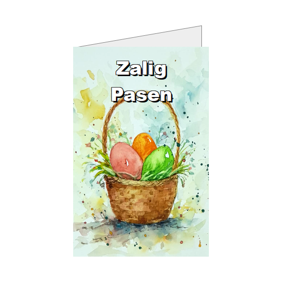 Paasmand – Zalig Pasen - Standaard