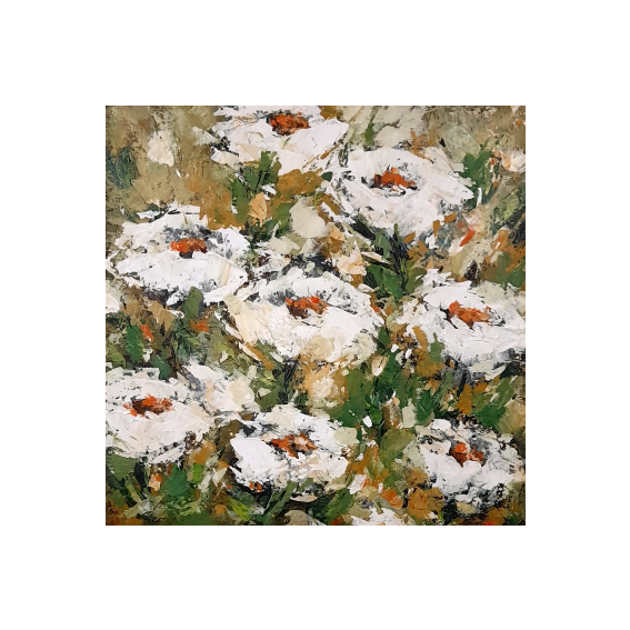 Witte Bloemen in Impressie - Origineel