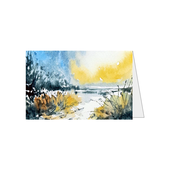 Zonsondergang in de Winter - Compact