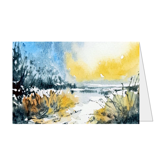 Zonsondergang in de Winter - Standaard