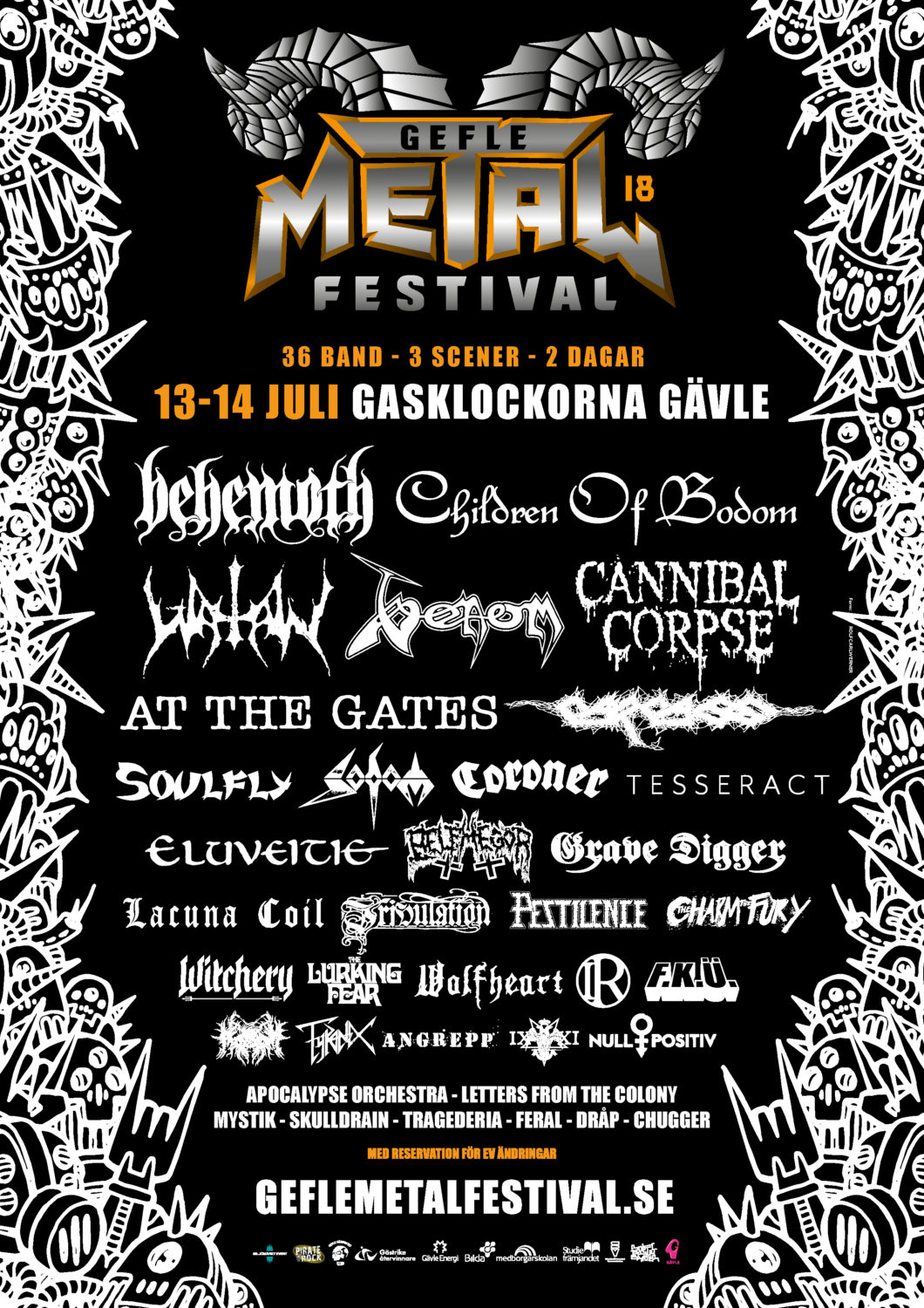 GEFLE METAL FESTIVAL 2018