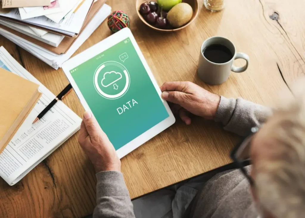 cloud storage data concept