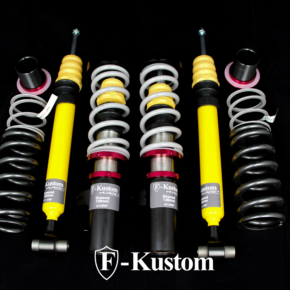 F-KUSTOM GROUND 130MM RSS GEWINDEFAHRWERK EDELSTAHL MIT DRUCKEINSTELLUNG FÜR BMW F-REIHE