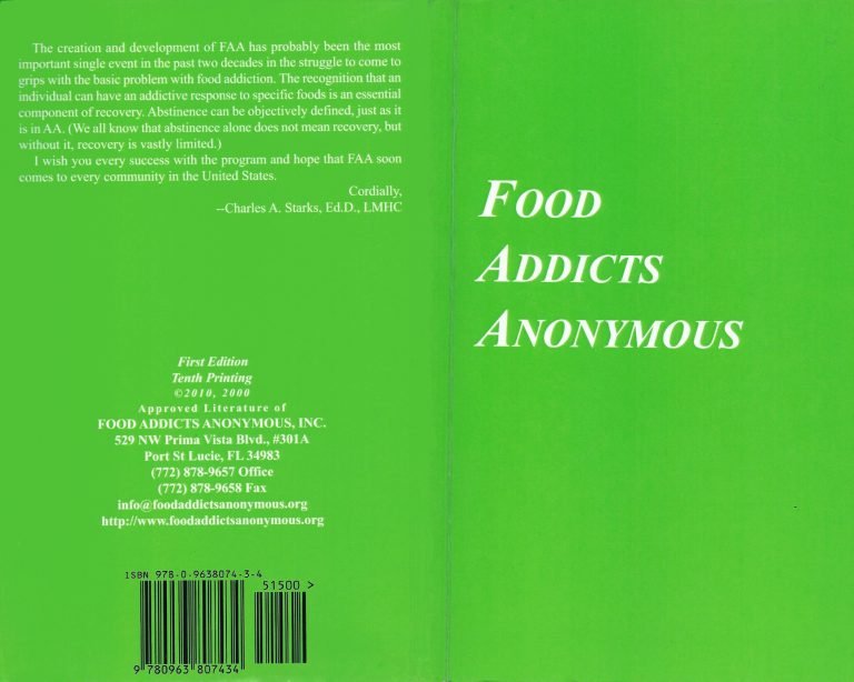 food addicts anonymous green book pdf food addicts anonymous green book pdf