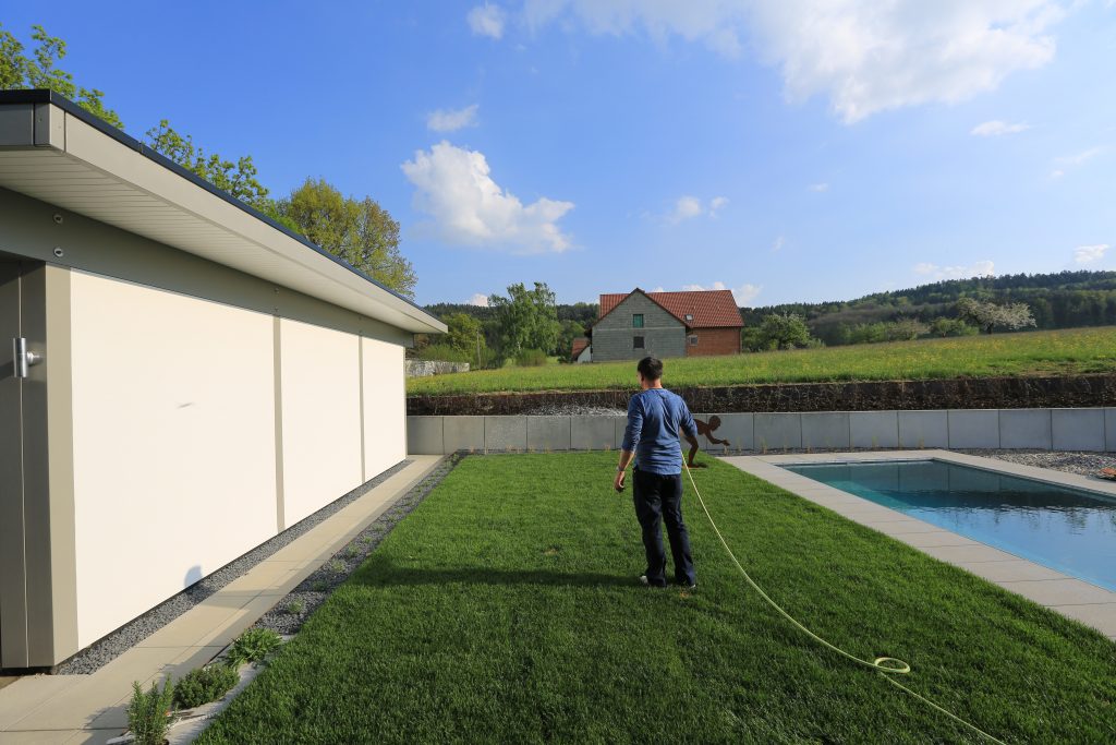 Garten, Garage, Privatsphäre, Architekt