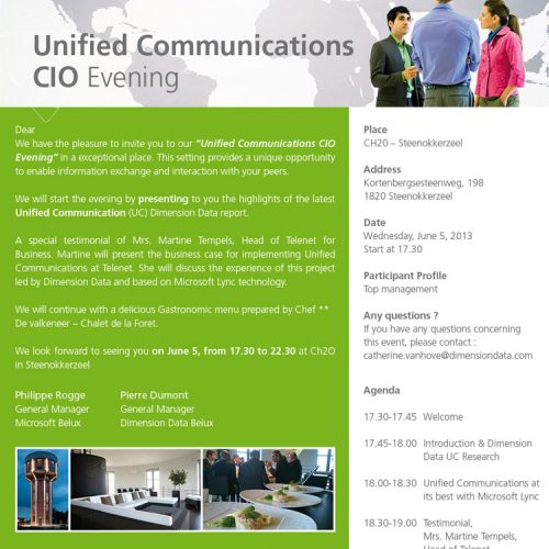 Dimension Data - E-invitation Microsoft