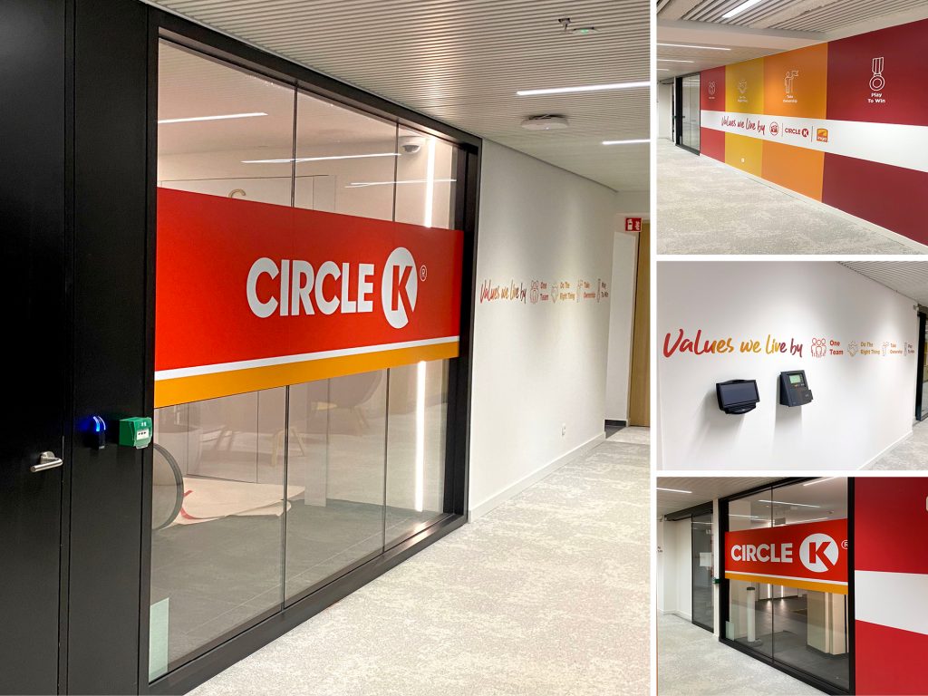 CIRCLE-K - Signalétique bureaux