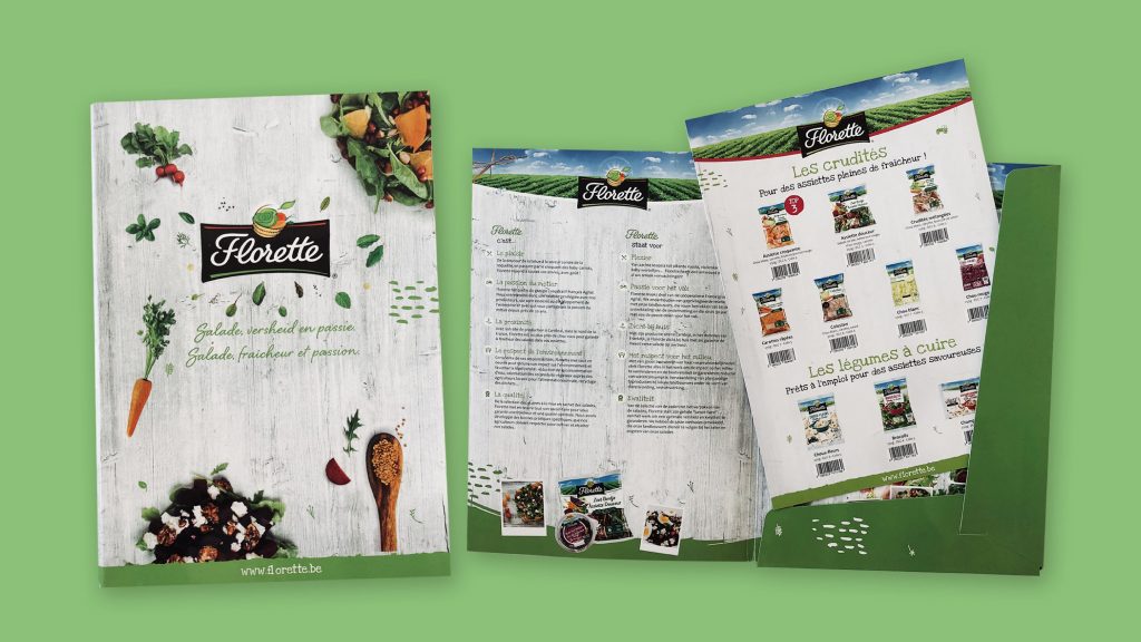 Florette - Farde & brochure