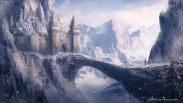 snowy castle