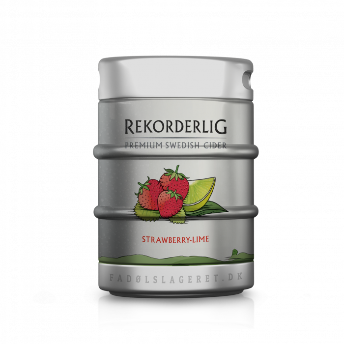 Rekorderlig Jordbær-Lime