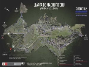 Map of Machu Picchu