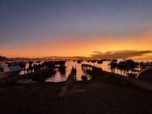 Sunset at Copacabana and Lake Titicaca