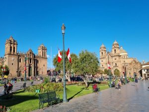 Plaza de Armas in Cusco Peru rondreizen