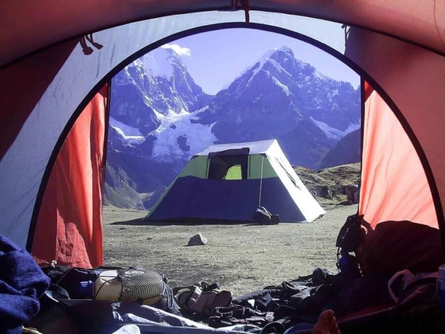 Kamperen Huayhuas Loop Peru trek