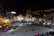 La Paz at night