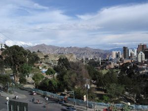 View over La Paz