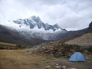 Camping Huaraz Santa Cruz Trek in Peru