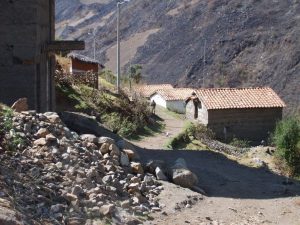 Local town at Santa Cruz Trek