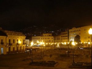 Quito at night