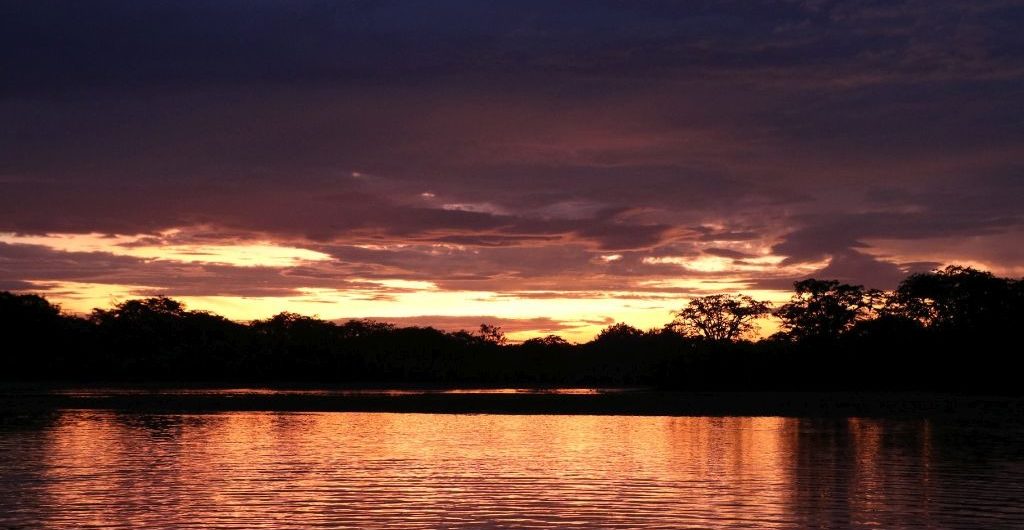 Sunset Laguna Grande Cuyabeno