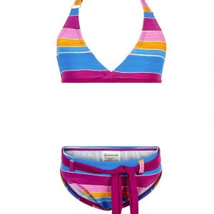 Color Kids Bikini - Tippe - UV40+ - Berry m. Striber