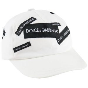 Dolce & Gabbana Kasket - Hvid m. Patches