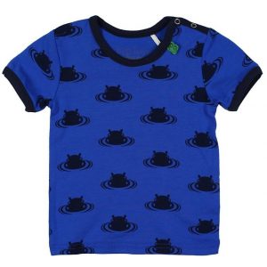 Freds World T-shirt - Blå m. Flodheste