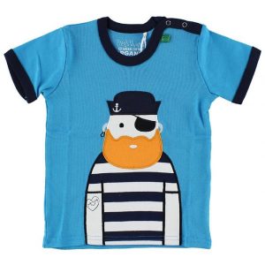 Freds World T-shirt - Blå m. Pirat