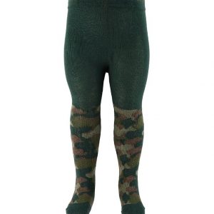 Melton Strømpebukser - Grøn Camouflage