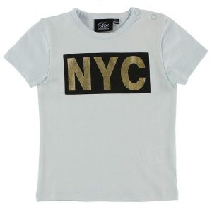Petit by Sofie Schnoor T-shirt - Lyseblå m. NYC