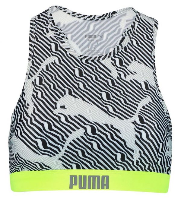 Puma Bikinitop - Sort/Neonblå