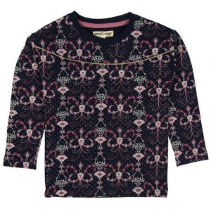 Small Rags Bluse - Navy m. Blomster
