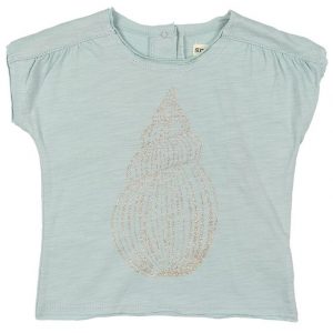 Small Rags T-shirt - Lys Blå m. Glitter