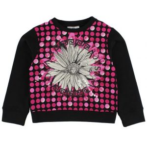 Young Versace Sweatshirt - Sort m. Pink/Medusa