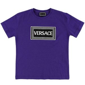 Young Versace T-shirt - Mørkeblå m. Logo