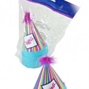 BRATZ - Candy Stripe Cone Hat - Birthday Party Decoration