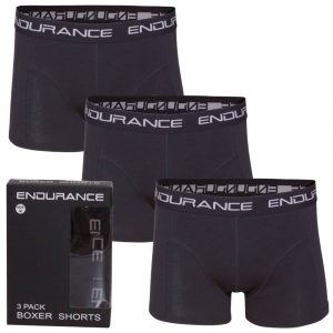 Endurance 3-Pack Boxershorts - M - SORT