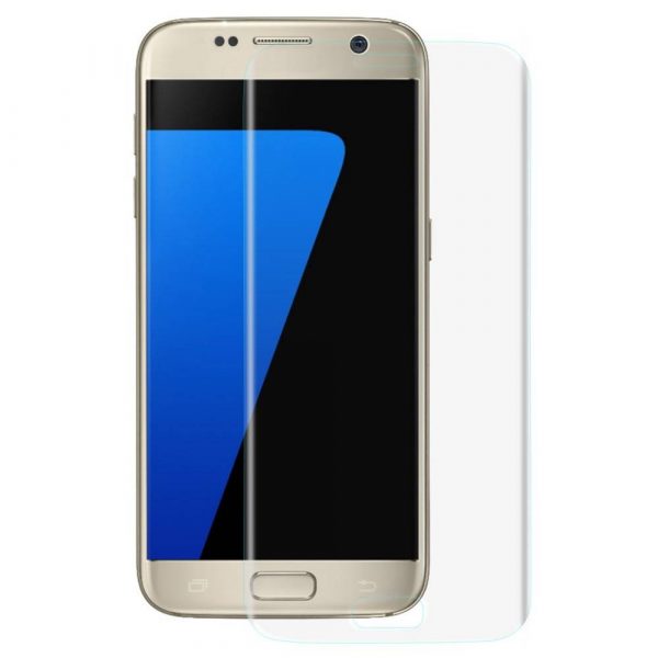 Galaxy S7 - HAT PRINCE beskyttelsesglas 0,26 mm. m/fuld dækning - Transparent